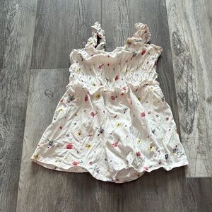 GAP Kids White Floral Romper